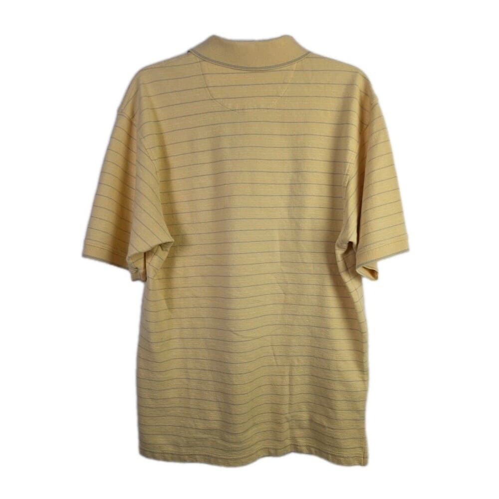 Geoffrey Beene Men’s XL Yellow, Green & Beige Short Sleeve Polo Shirts‎ (3) - Thumbnail 3