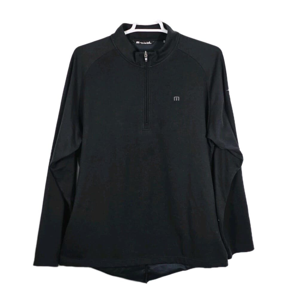 Travis‎ Mathew Men's XXL Black 1/4 Zip Diamante Country Club Pullover - Thumbnail 9