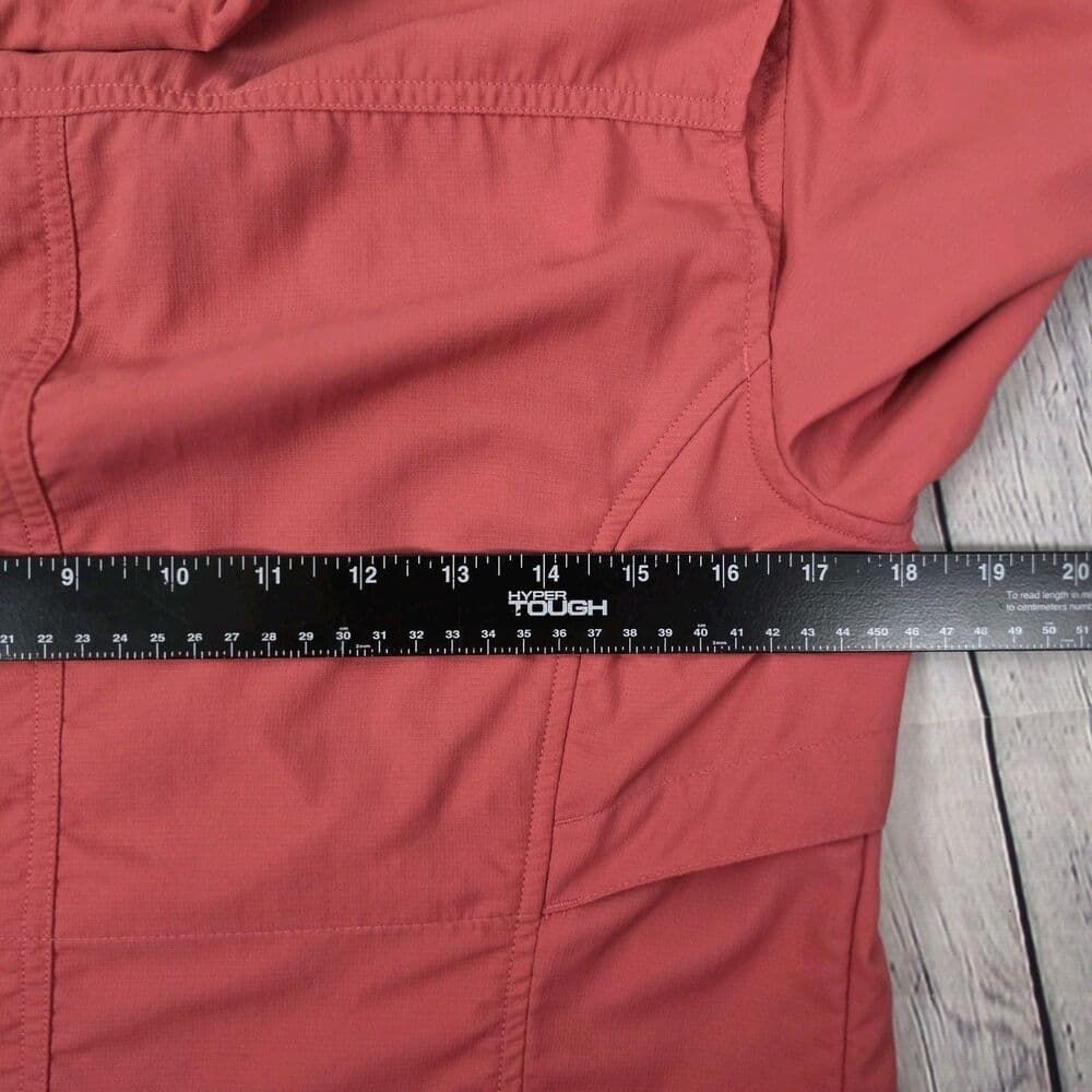 Columbia Women's Medium Coral Titanium Vented Roll Tab Fishing Shirt - Thumbnail 4