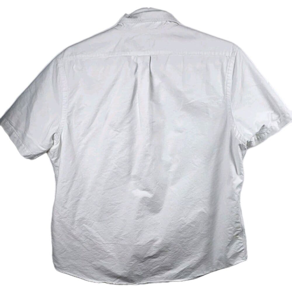 Polo Ralph‎ Lauren Men's XXL TTG White Short Sleeve Dress Shirt - Thumbnail 9