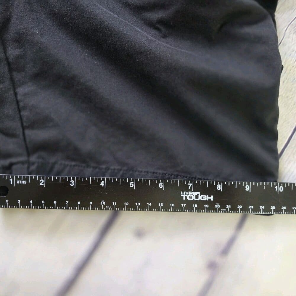 Denim And Flower Men's 32" Black Oxford Cotton Shorts - Thumbnail 8