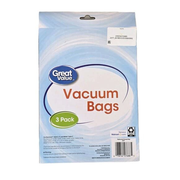 Great Value Kenmore‎ Style U O & Miele Style Z Vacuum Cleaner (2 Boxes-6 Bags) - Thumbnail 3