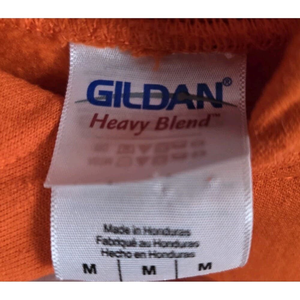 Clemson Tigers Men's Medium Orange Hoodie‎ Sweatshirt * Missing Hoodie String* - Thumbnail 2