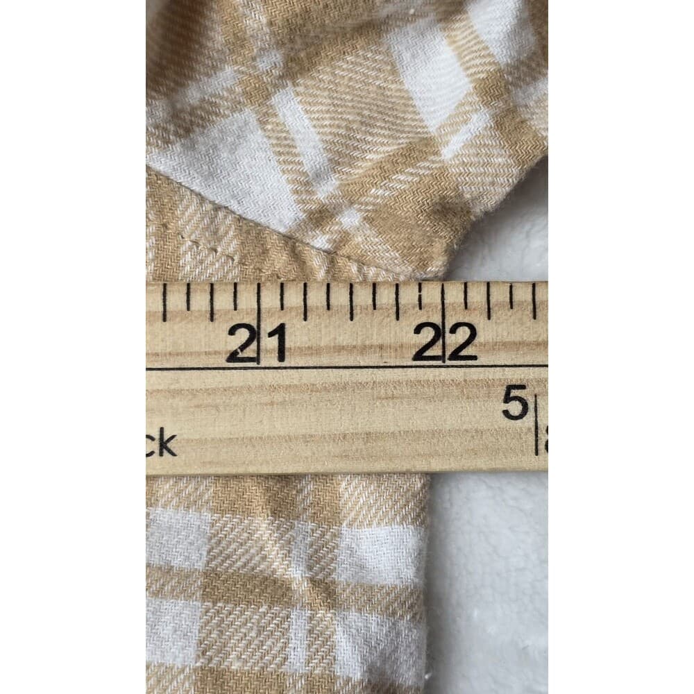 NWT Gap Women's Large Relaxed Fit Button Up Flannel Shirt Plaid‎ - Thumbnail 7