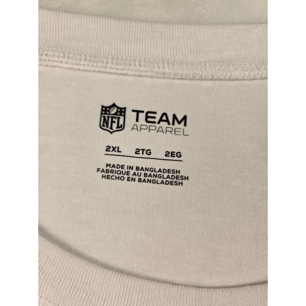 NWT New England Patriots Men's 2XL White‎ Shirt - Thumbnail 3