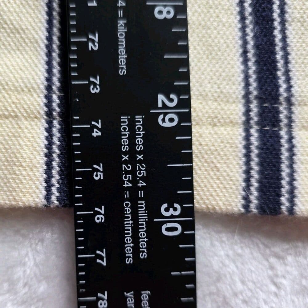 Vtg Izod Club Men's Large Yellow Striped Short Sleeve Golf Polo Shirt - Thumbnail 9