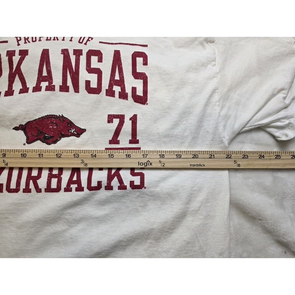 Vintage Men's‎ XL Arkansas Razorbacks Short Sleeve T-Shirt - Thumbnail 4