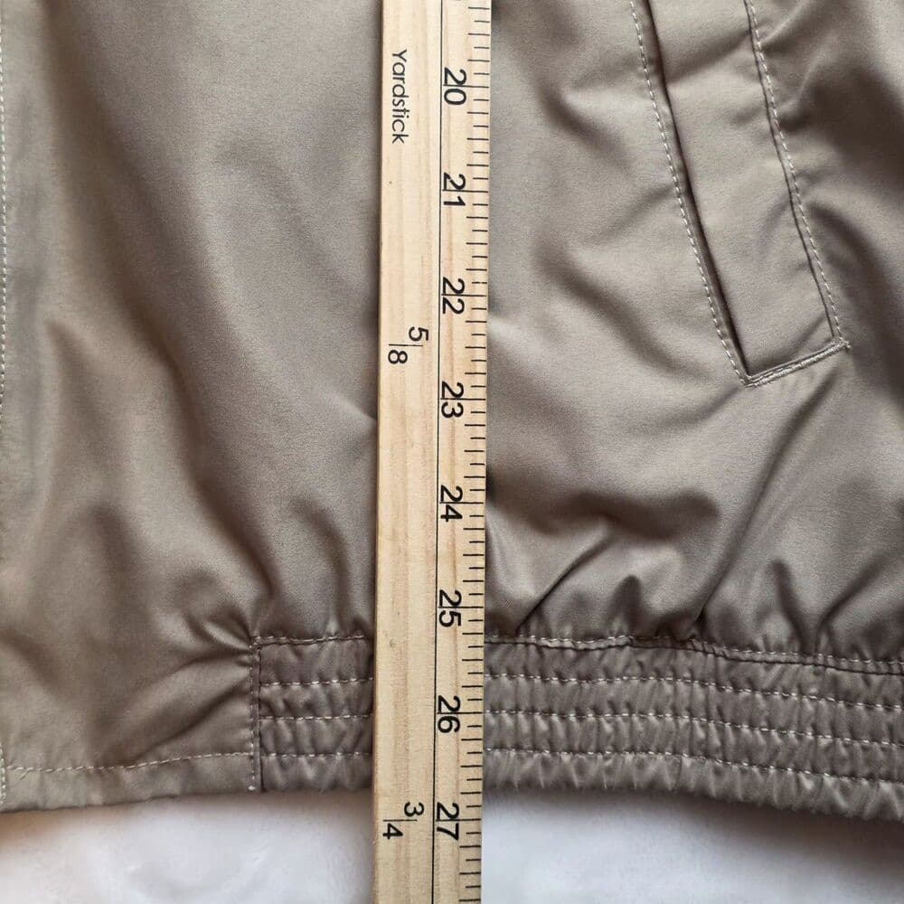 Vintage Chap's Men's Large Tan Long Sleeve‎ Full Zip Jacket - Thumbnail 8