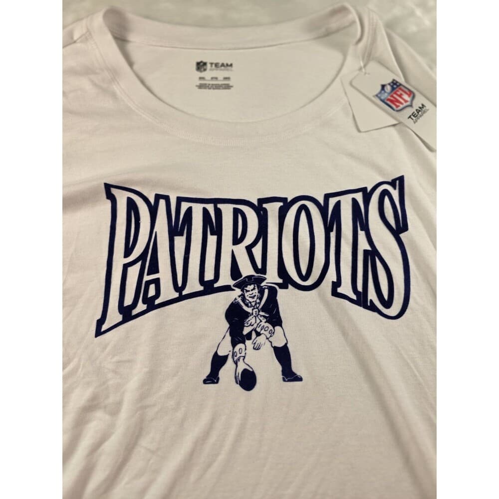 NWT New England Patriots Men's 2XL White‎ Shirt - Thumbnail 6