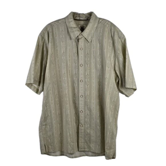 Pusser's West Indies Men's XL Bamboo Blend Hawaiian Button Down Shirt - Thumbnail 14