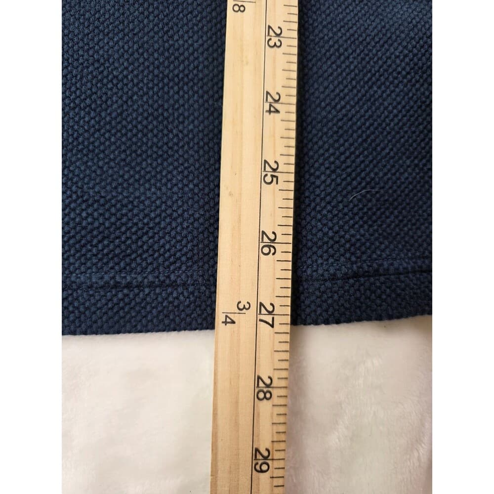 Tommy Bahama Men’s Medium Dark Blue 1/4 Button Short‎ Sleeve Shirt - Thumbnail 5