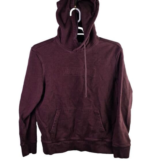 American Eagle Men's Medium Maroon Long Sleeve Sweatshirt - Thumbnail 12