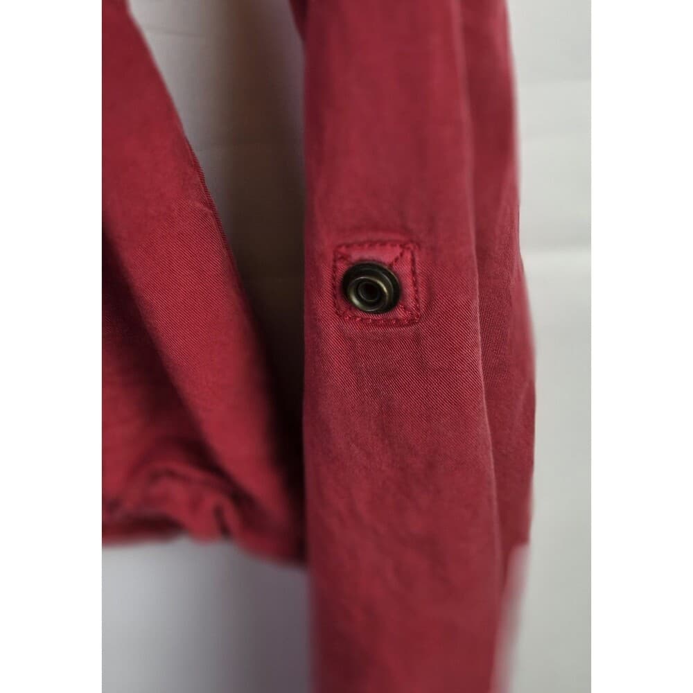 Sanctuary Women’s Medium Red Cargo Jacket With Roll Tab Sleeves - Thumbnail 2