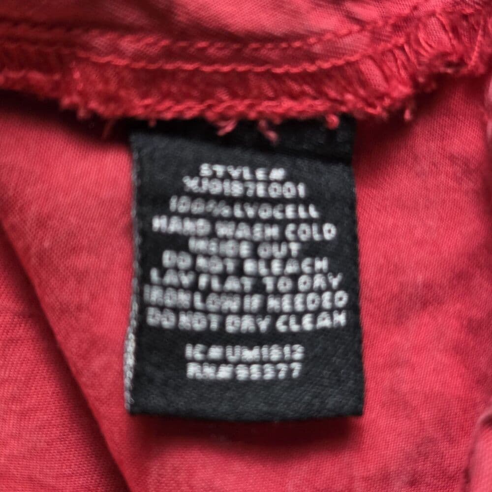 Sanctuary Women’s Medium Red Cargo Jacket With Roll Tab Sleeves - Thumbnail 4