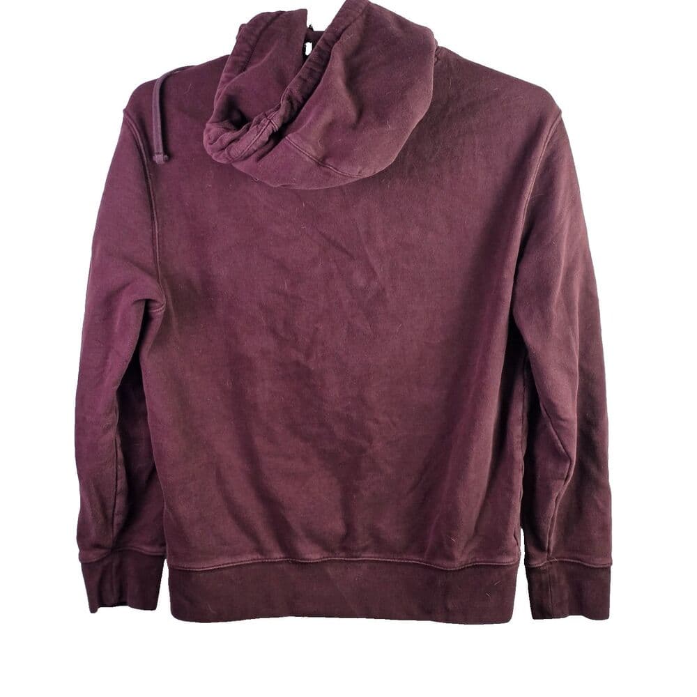 American Eagle Men's Medium Maroon Long Sleeve Sweatshirt - Thumbnail 5