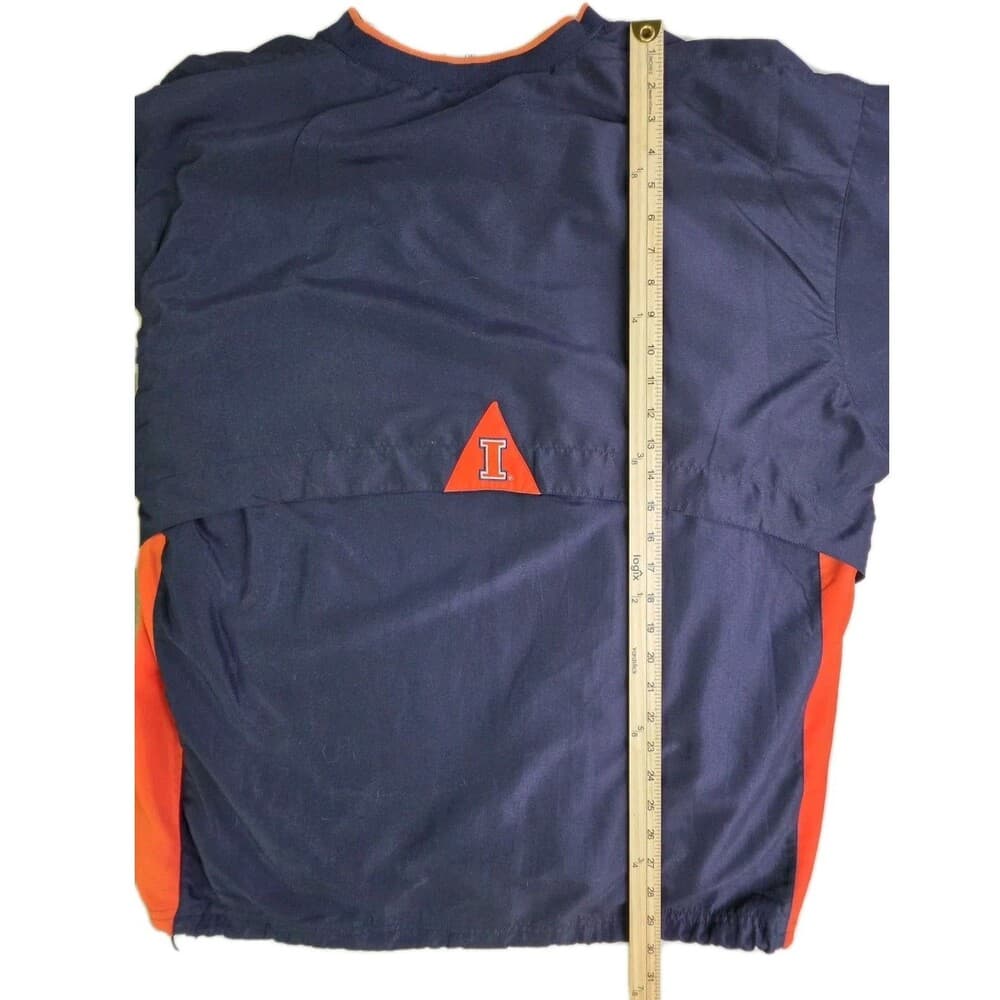 Vintage Sportco Authority XL University Of Illinois Pullover Windbreaker - Thumbnail 9