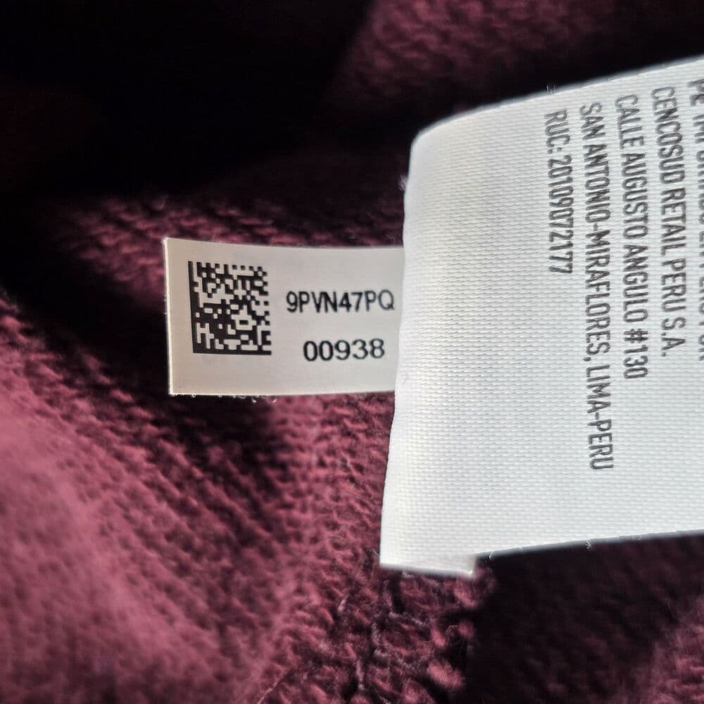 American Eagle Men's Medium Maroon Long Sleeve Sweatshirt - Thumbnail 4