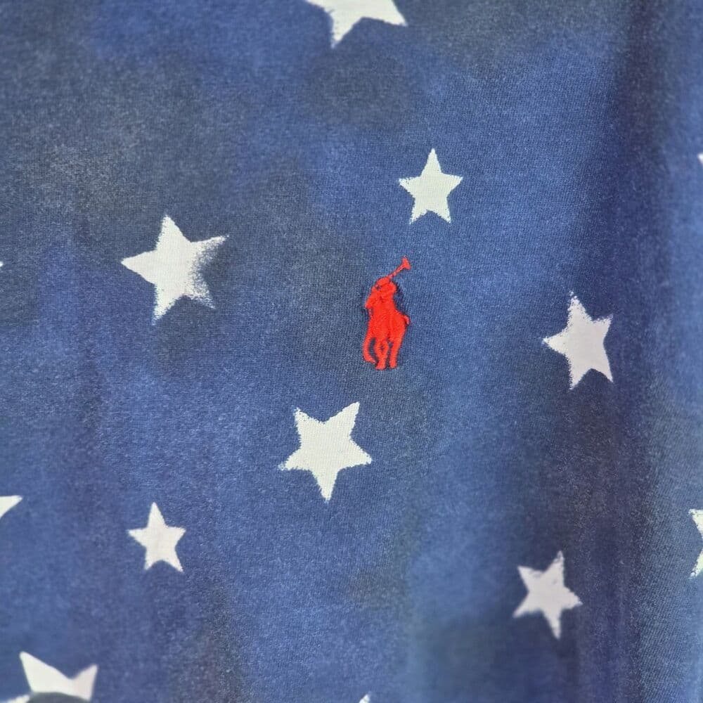 Polo Ralph Lauren Mens XL TG America’s Stars And Stripes‎ Short Sleeve T-Shirt - Thumbnail 2