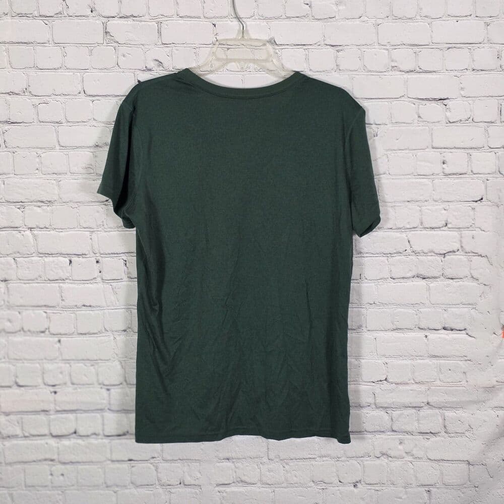 Nike Women's XL Green U of Oregon Dri-Fit V-Neck T-Shirt - Thumbnail 4