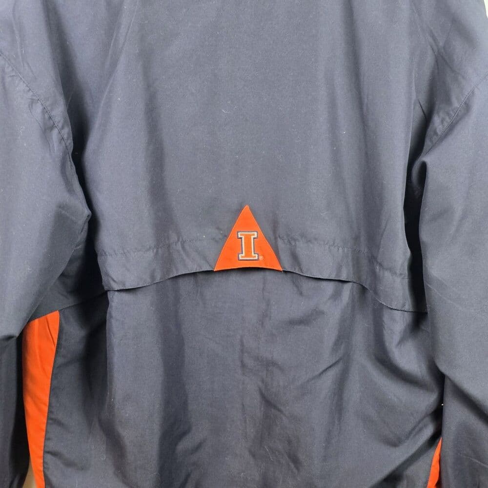 Vintage Sportco Authority XL University Of Illinois Pullover Windbreaker - Thumbnail 8