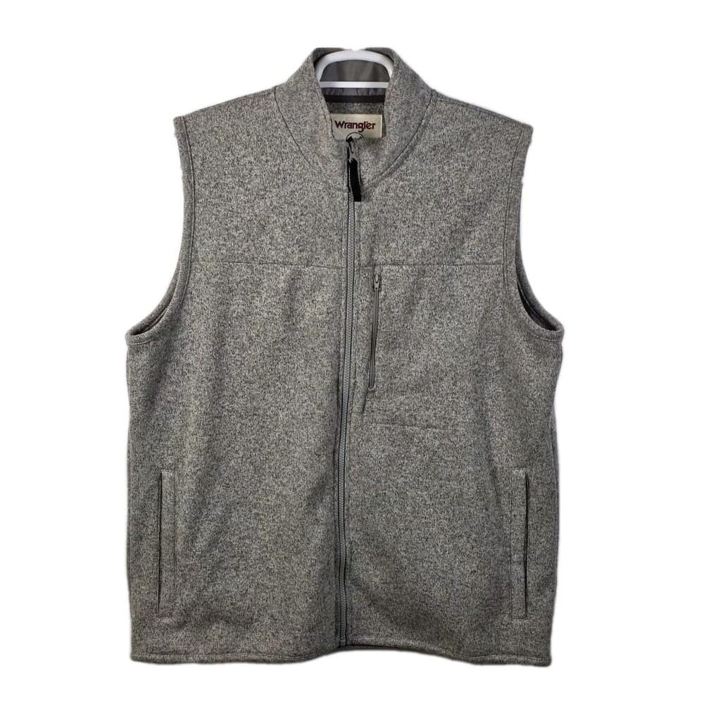 Wrangler Men's XL Gray Fleece‎ Outdoors 1/4 Zip Sweatshirt RN #130273 - Thumbnail 6