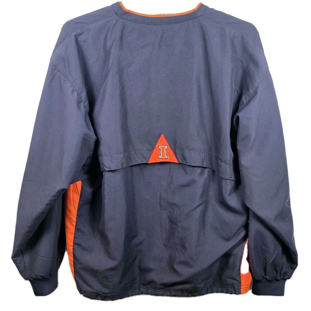 Vintage Sportco Authority XL University Of Illinois Pullover Windbreaker - Thumbnail 7