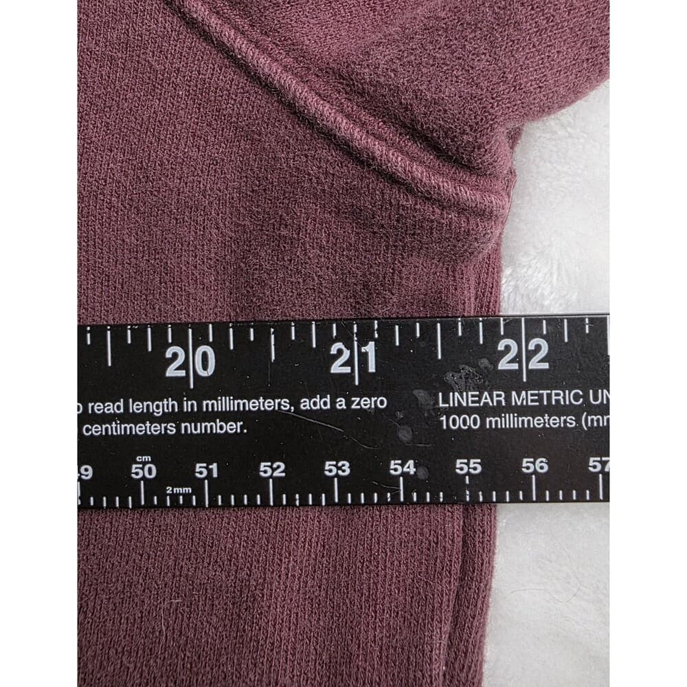 American Eagle Men's Medium Maroon Long Sleeve Sweatshirt - Thumbnail 7