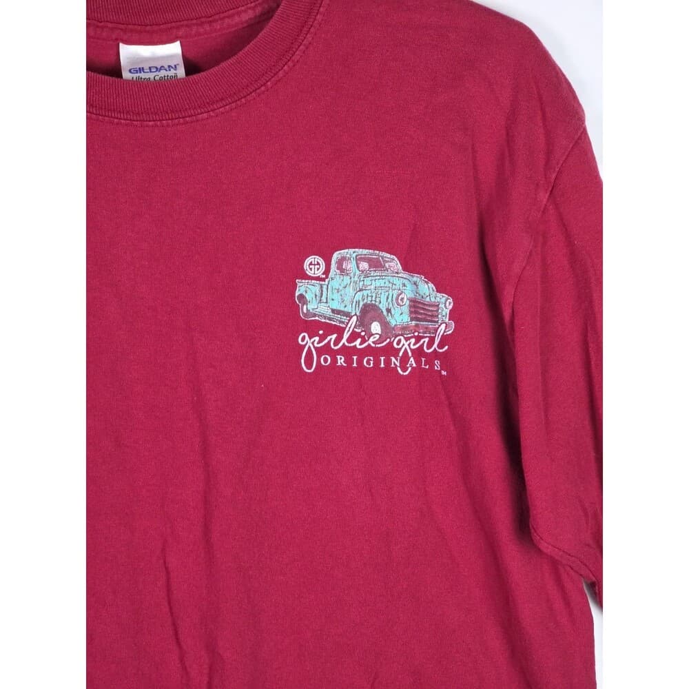 Girlie Girl‎ Original Women's Medium Red Long Sleeve T-Shirt - Thumbnail 2