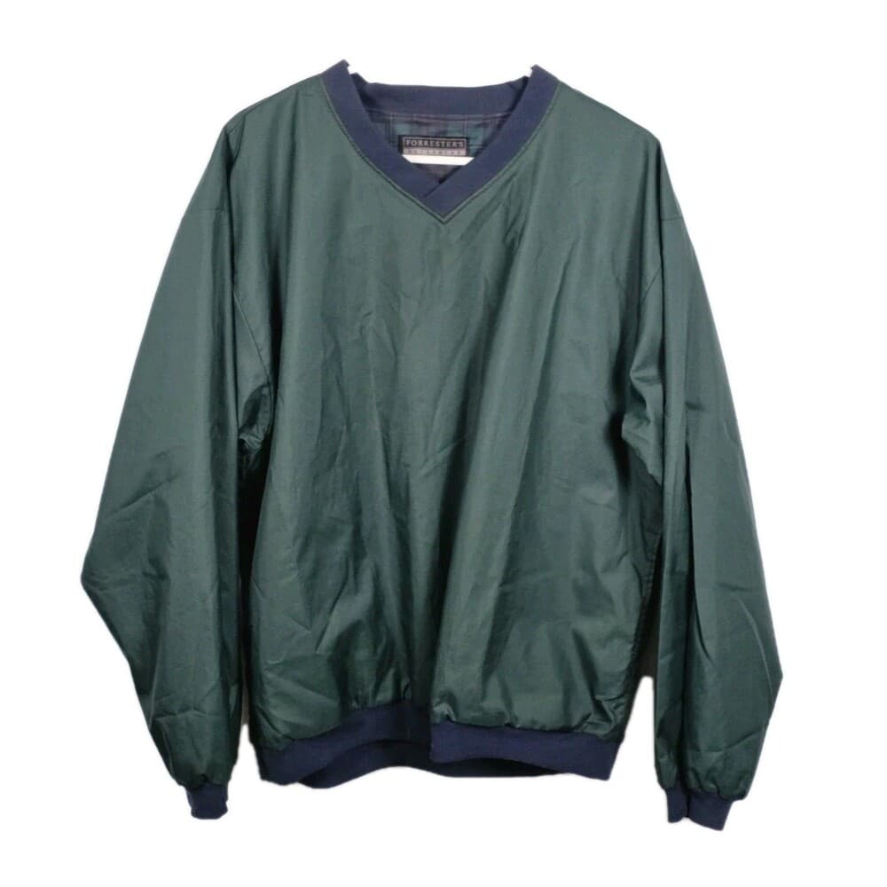 Forrester's Outerwear‎ Men’s XXL Green V-Neck Golf Windbreaker - Thumbnail 7