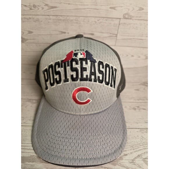 Chicago Cubs 2015 Post Season Grey Snapback Cap‎ - Thumbnail 7