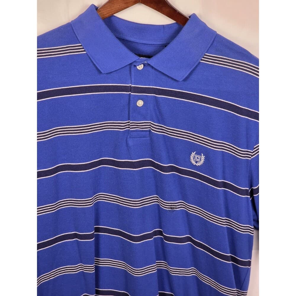 CHAPS Men's XL‎ Light Blue Polo Golf Short Sleeve Shirt - Thumbnail 7