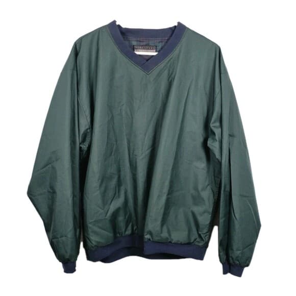 Forrester's Outerwear‎ Men’s XXL Green V-Neck Golf Windbreaker - Thumbnail 8