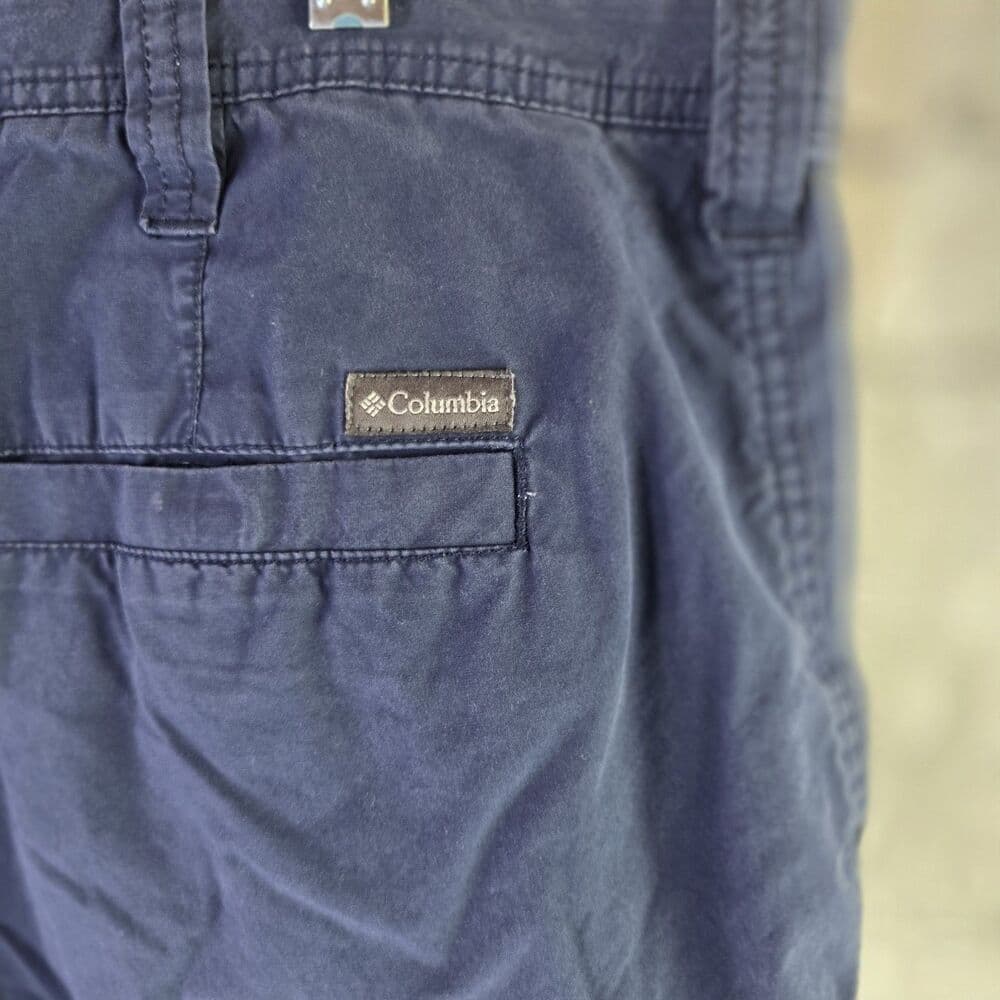 Columbia Men's Size 38 Navy Blue Casual Shorts 10" Inseam - Thumbnail 7
