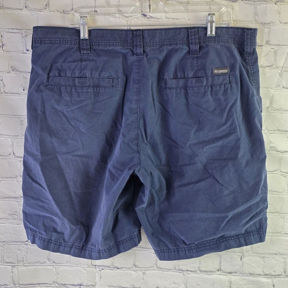 Columbia Men's Size 38 Navy Blue Casual Shorts 10" Inseam - Thumbnail 6