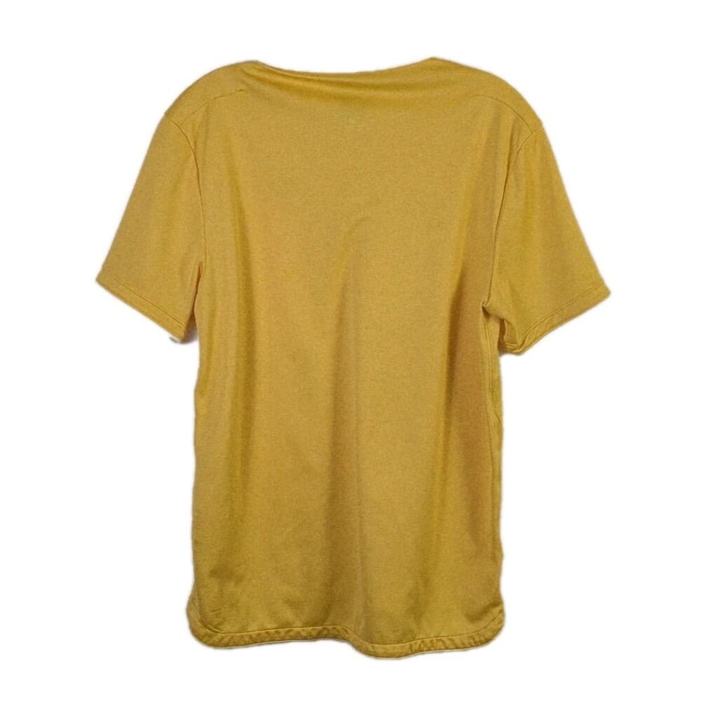 Nike Golf Men's Medium Bright Yellow Dri-Fit Short Sleeve Polo Shirt - Thumbnail 6
