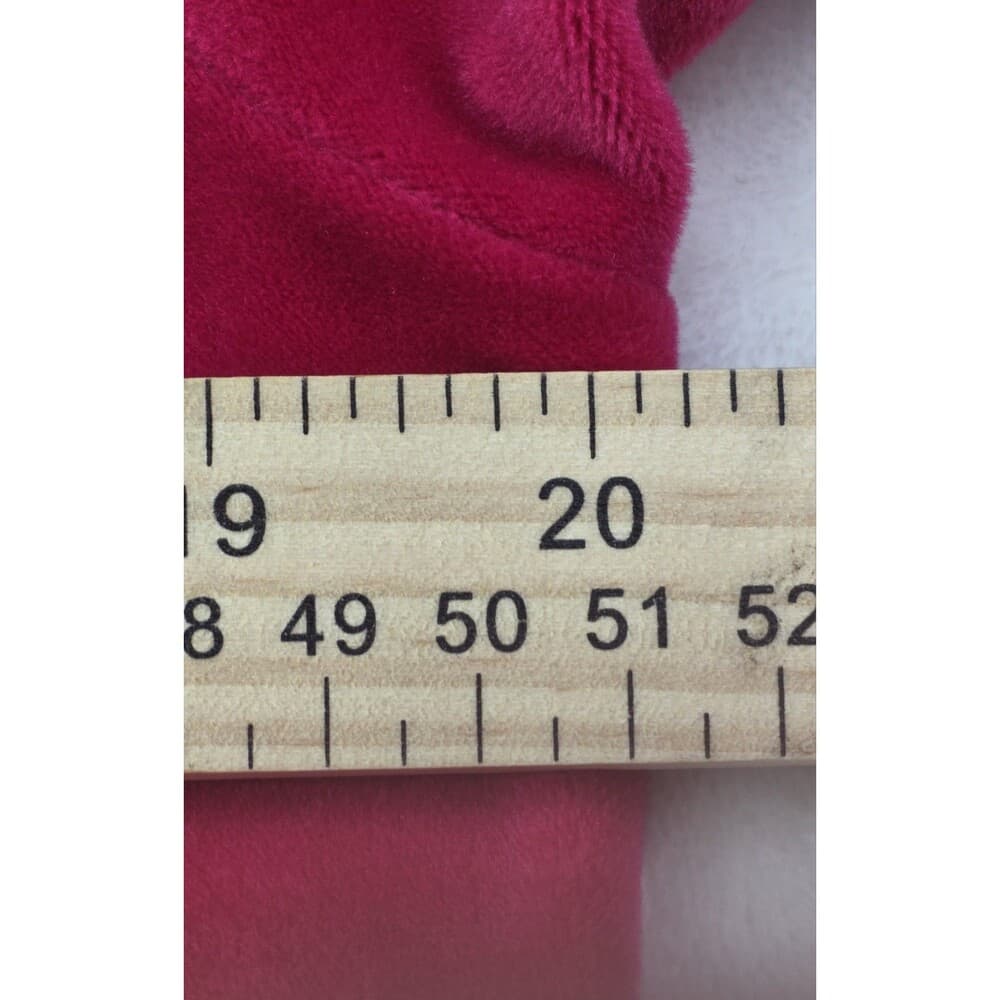 ZYIA Size Medium Active Fuchsia Pink Velvet Spell‎ Out Pullover Sweatshirt - Thumbnail 3