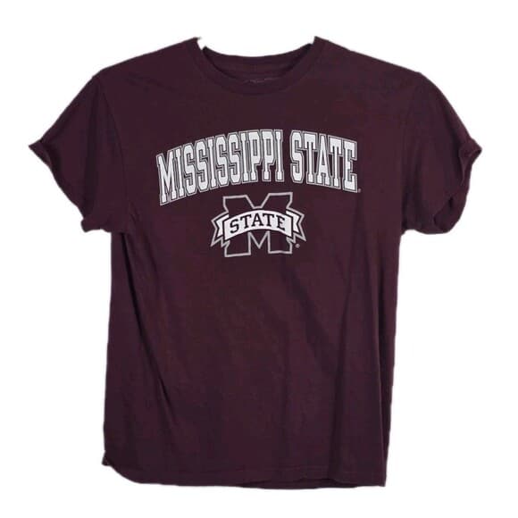 Mississippi State Bulldogs Men's Medium Red T-Shirt - Thumbnail 6