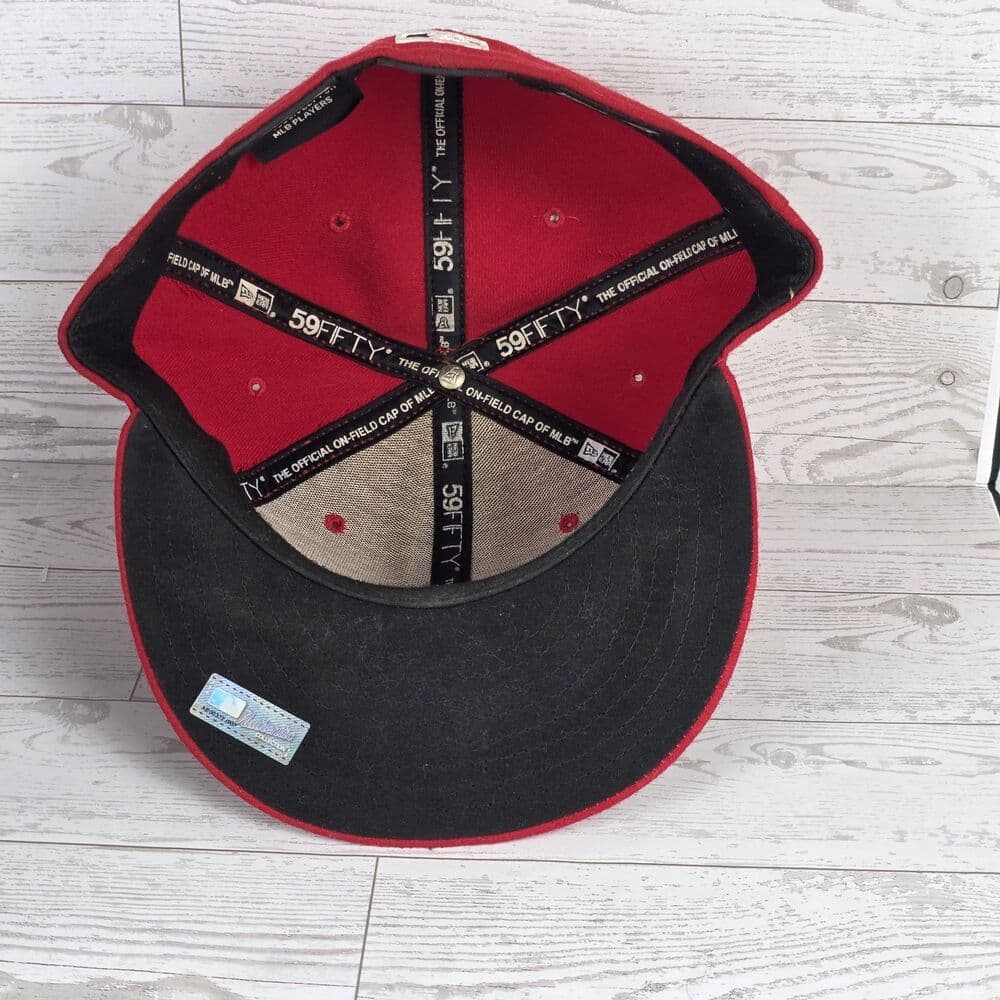 New Era59FIFTY Red St. Louis Cardinals Official MLB 7 3/4 Baseball Cap - Thumbnail 4