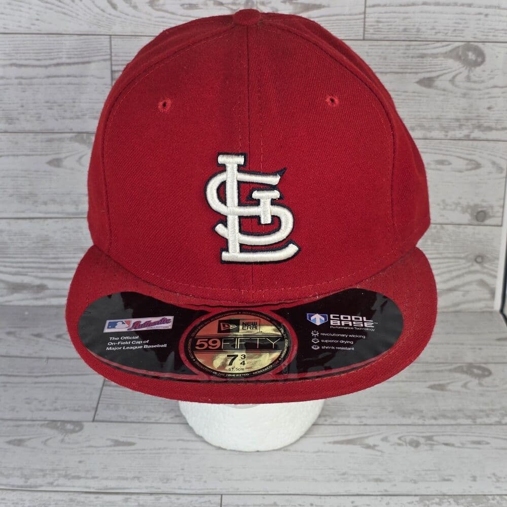 New Era59FIFTY Red St. Louis Cardinals Official MLB 7 3/4 Baseball Cap - Thumbnail 6
