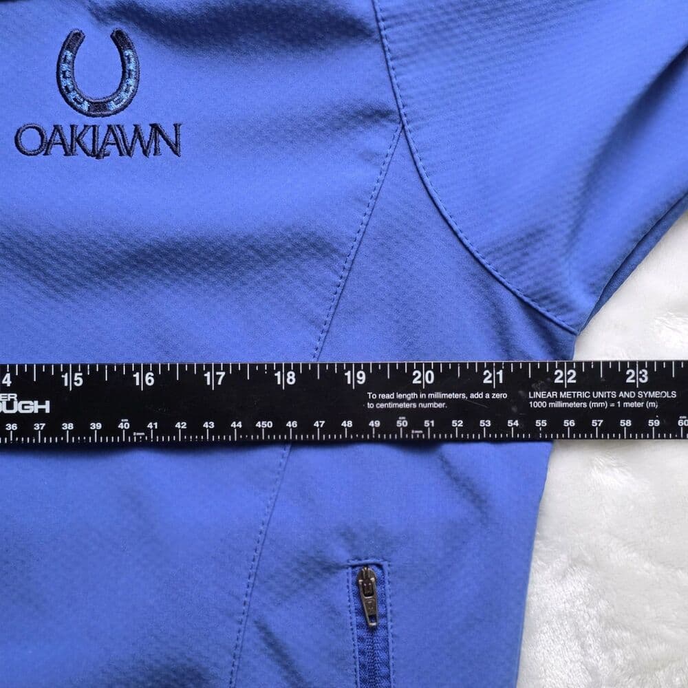 Tri-Mountain " Oakland Racing" Women's Medium Blue Full Zip Jacket - Thumbnail 4