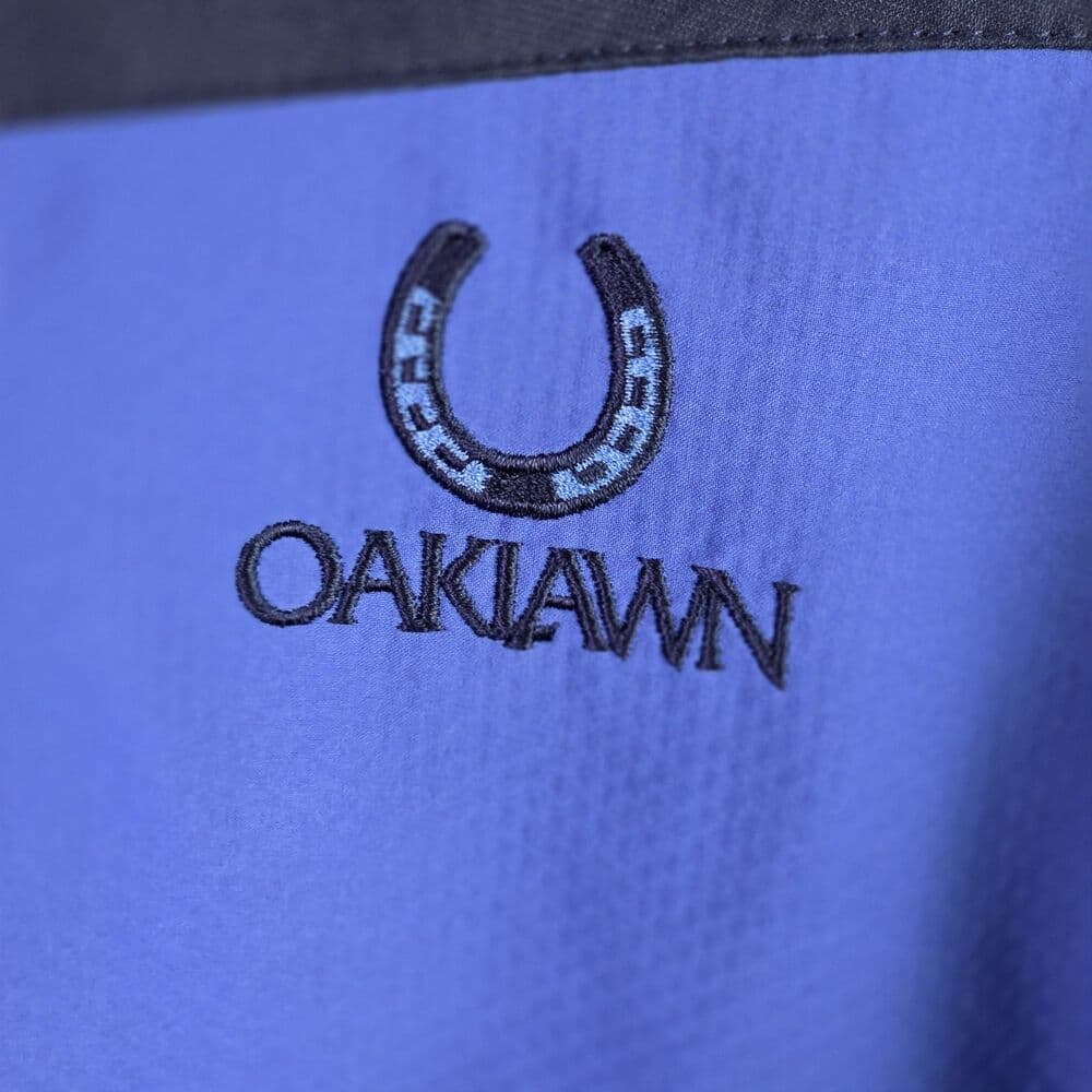 Tri-Mountain " Oakland Racing" Women's Medium Blue Full Zip Jacket - Thumbnail 3