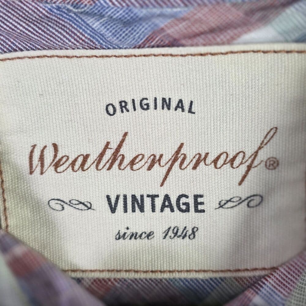 Weatherproof Men's XL Olive Green Short Sleeve Button Down Shirt - Thumbnail 2
