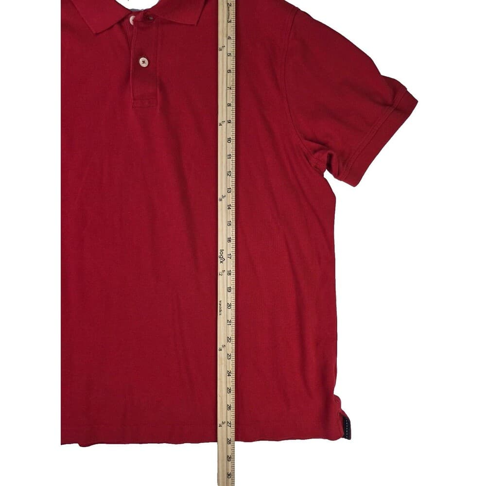 Izod‎ Heritage Men's XL Red Short Sleeve Polo Shirt - Thumbnail 7