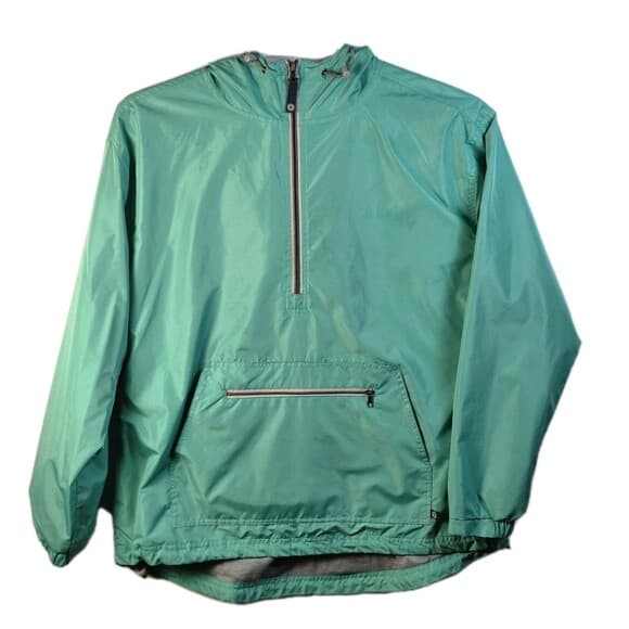 Lauren James Women's Large Aqua 1/2 Zip Pullover - Thumbnail 7