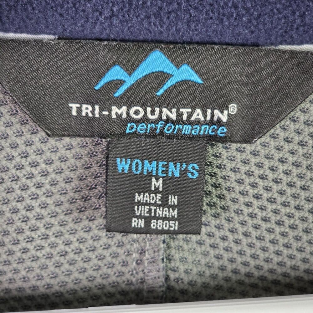 Tri-Mountain " Oakland Racing" Women's Medium Blue Full Zip Jacket - Thumbnail 2