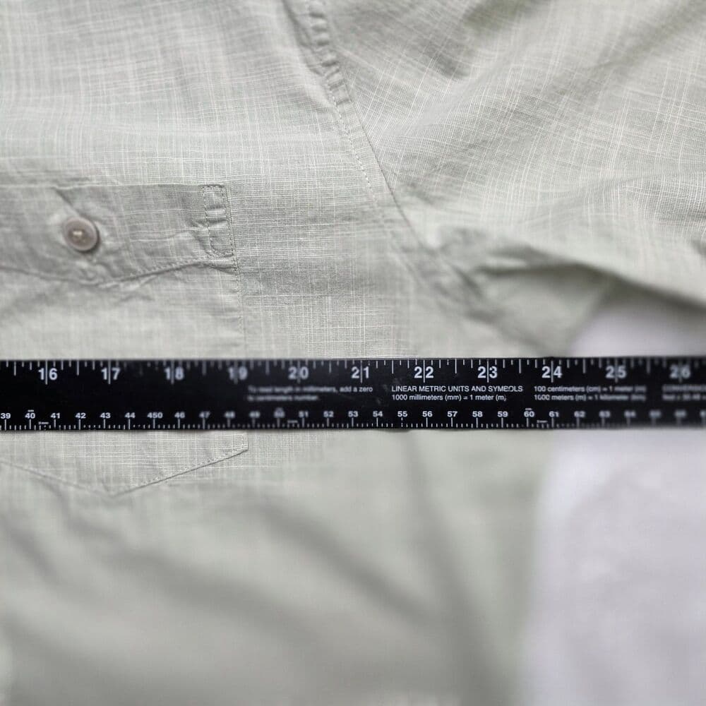 Weatherproof Men's XL Olive Green Short Sleeve Button Down Shirt - Thumbnail 5