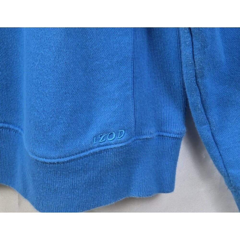 Izod Mens XL Light Blue‎ V-Neck Pullover Performx Sweatshirt - Thumbnail 2