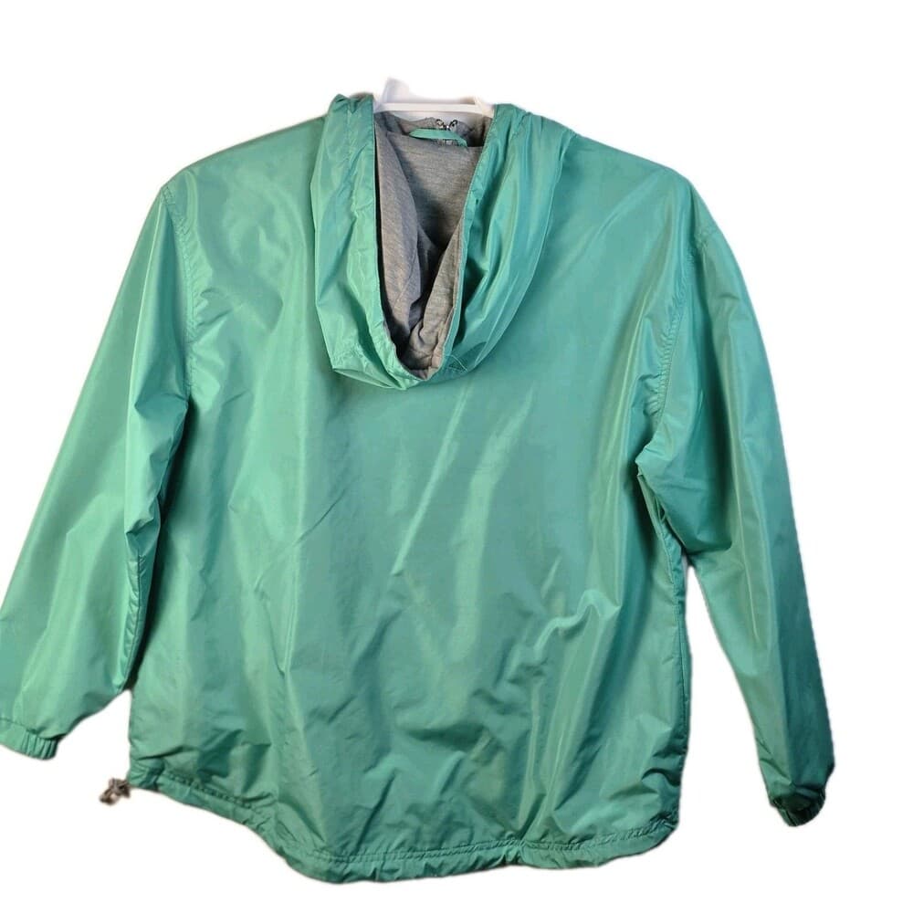 Lauren James Women's Large Aqua 1/2 Zip Pullover - Thumbnail 4
