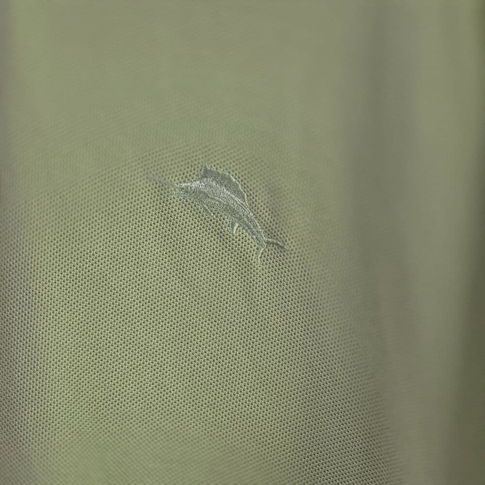 Tommy Bahama Men's Large Lime Green Short Sleeve Polo Golf Shirt - Thumbnail 3