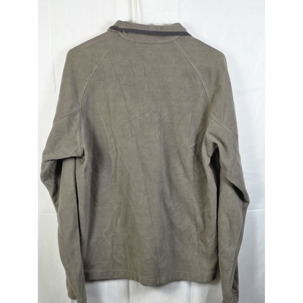 Columbia Fleece Men's Large Gray‎ 1/2 Zip Pullover - Thumbnail 4